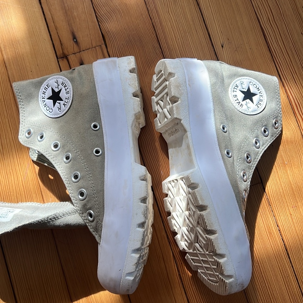 green platform converse - Picture 3 of 4